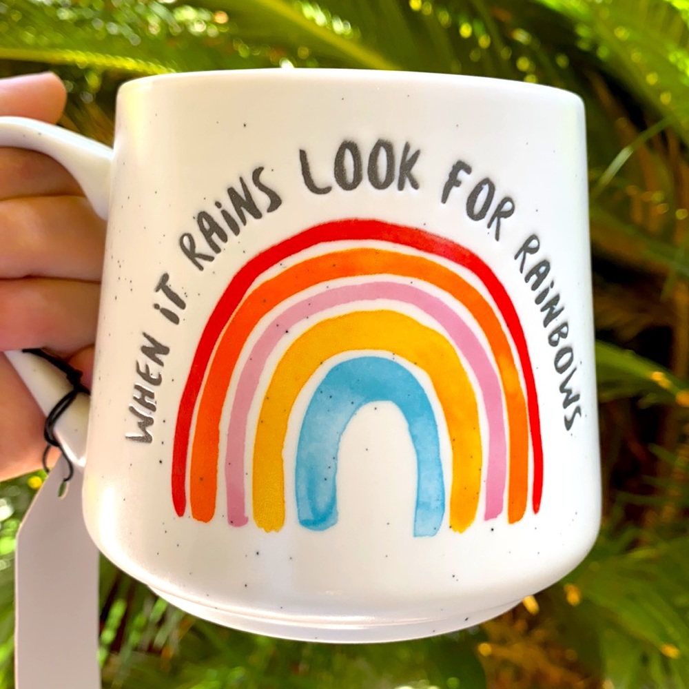 When it Rains Look for Rainbows Mug